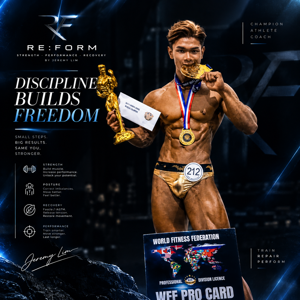 Training result shared by Jeremy Lim