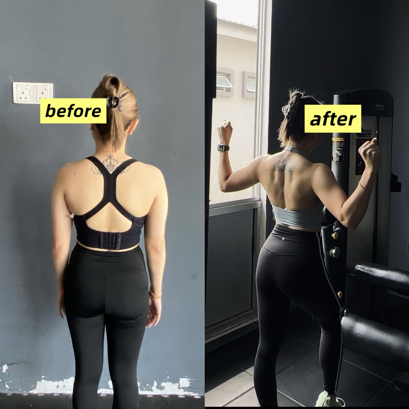 Training result shared by tracy chong
