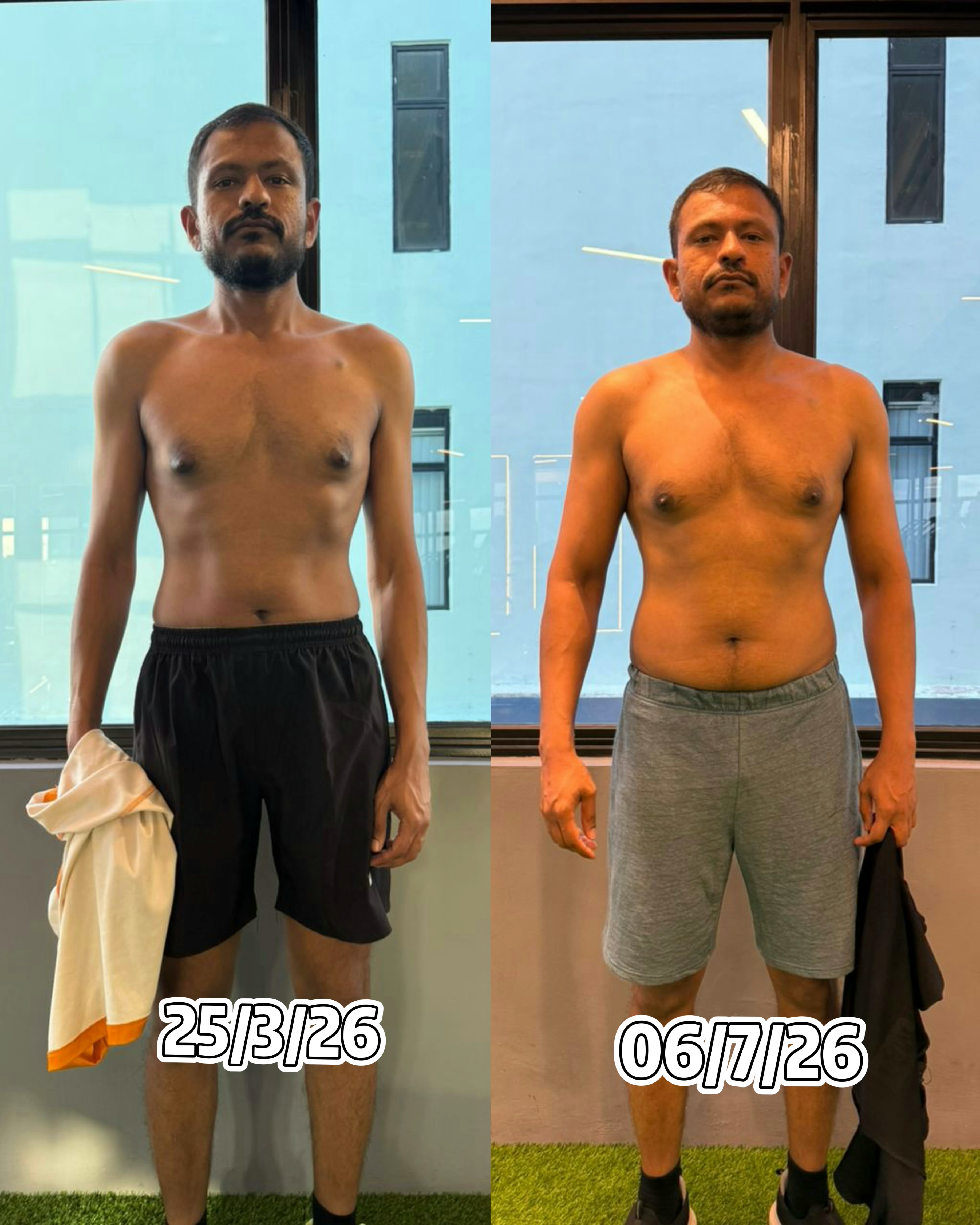 Training result shared by Steven Tan